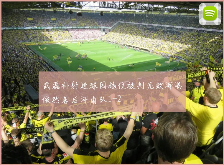 武磊补射进球因越位被判无效海港依然落后河南队1-2